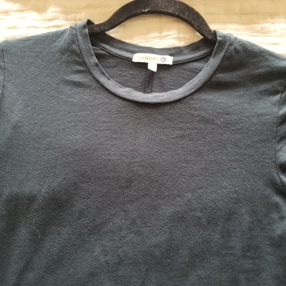 Sundry | Short Sleeve Maxi w/ Slits - Picture 3 of 8